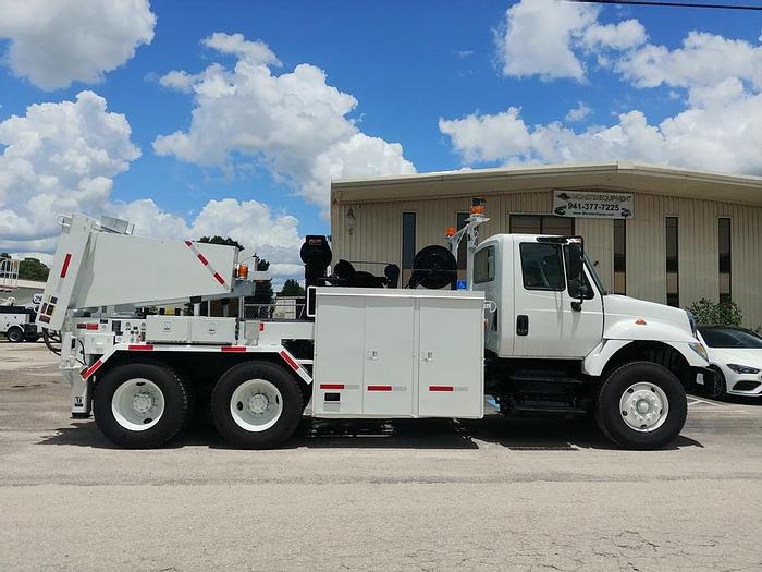 Used 2007 International 7400 Altec LP108 Cable Puller Truck