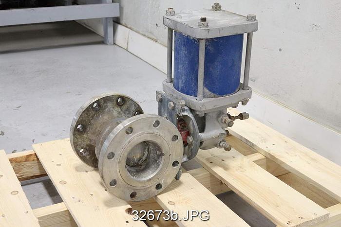 Used Jamesbury 5190313600TT 4" Control Ball Valve #32673