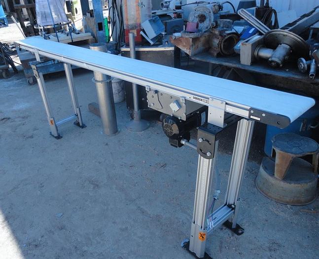 Used Conveyor, Belt, 8" x 9', Alum, Dorner, 2200 Series, 3/8 HP #S740935