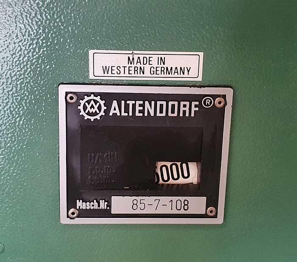 Used Altendorf F 90  Format panel saw, year 1985