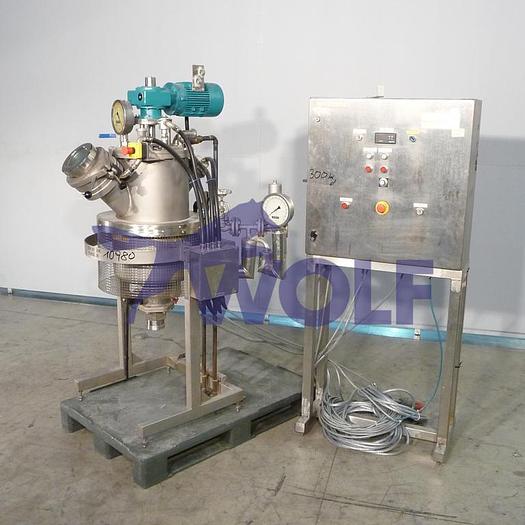Used laboratory cooker and mixer HOSOKAWA/ - TER BRAAK type TBT-L, in stainless steel. YOM 1997