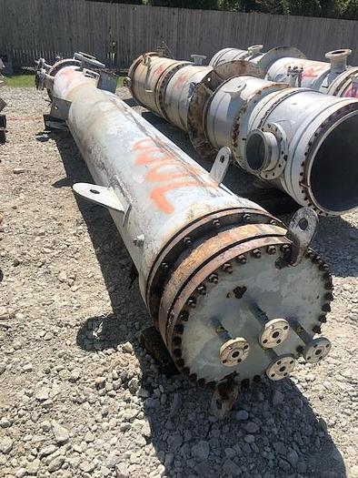 Used Used Southern Heat Exchanger Corp.  Approximately 687 sq ft. 316L stainless steel shell and tube heat exchanger
