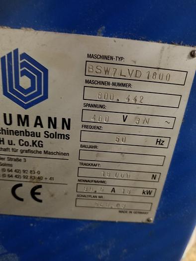 Used JOGGER AERATOR BAUMANN BSW7-1800 LDV PILE TURNER