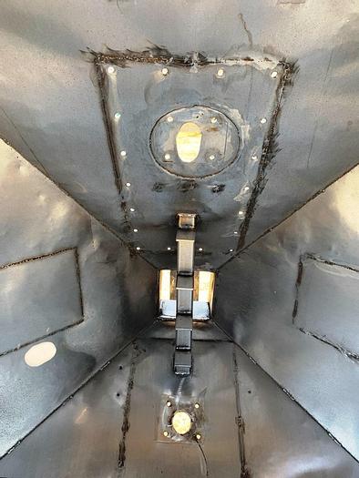 Used Hopper, 150 CF, S/st, 70" x 72" x 40", Frame #S743945