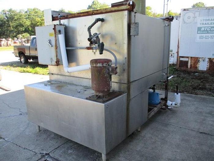 Used Tray/Baking Pan Washer; Rotary loading tray
