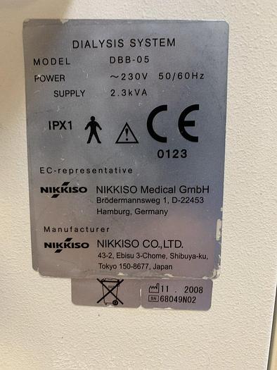 Gebraucht NIKKISO DBB-05 Dialysegerät 22278.7h