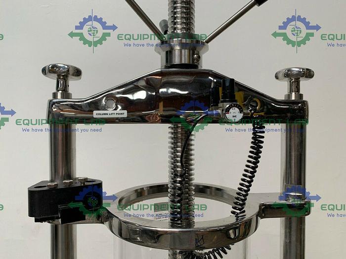 Used Millipore QuikScale 200 x 1100 Chromatography Column 33 Liter w/ Hand Pump