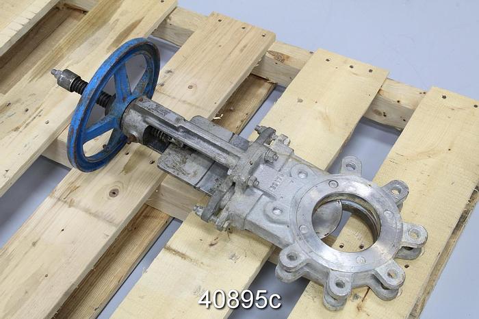 Used 3" FNW Hand Operated Knife Gate Valve #40895