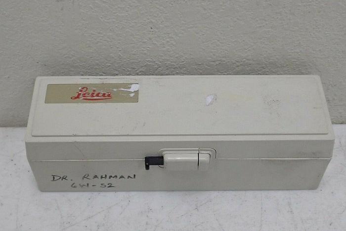 Used Reichert Jung Microtome Knife, Type C, 12cm, in Leica Case