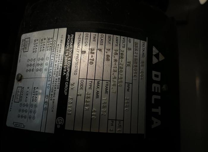 Used Delta Shaper 3/4” Spindle 5 HP