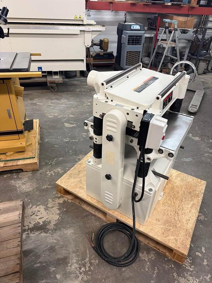 Used JET 20” Industrial Wood Planer – Model 208 – 5 HP – 3 Phase