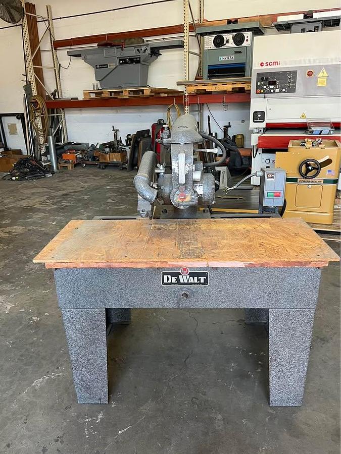 Used DeWalt 12” Radial Arm Saw – 2 HP, Single Phase