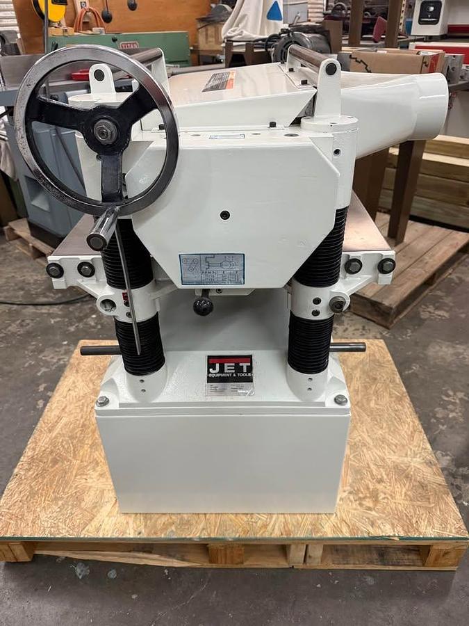 Used JET 20” Industrial Wood Planer – Model 208 – 5 HP – 3 Phase