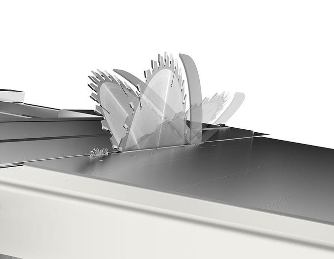 SCM Group Class SI X 3-Phase 10.5’ Programmable Sliding Table Saw