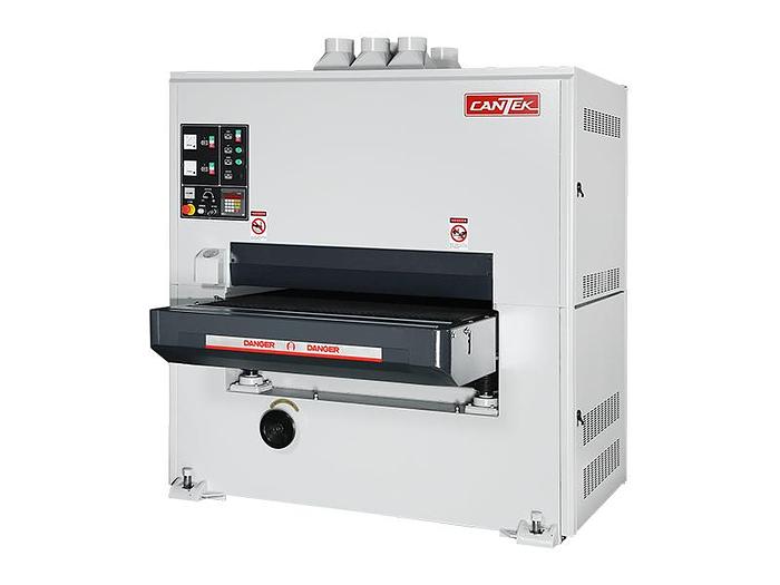 Cantek 43″ Two Head Widebelt Sander (75'' Belt) SR43DA (Rubber Roller-3PH