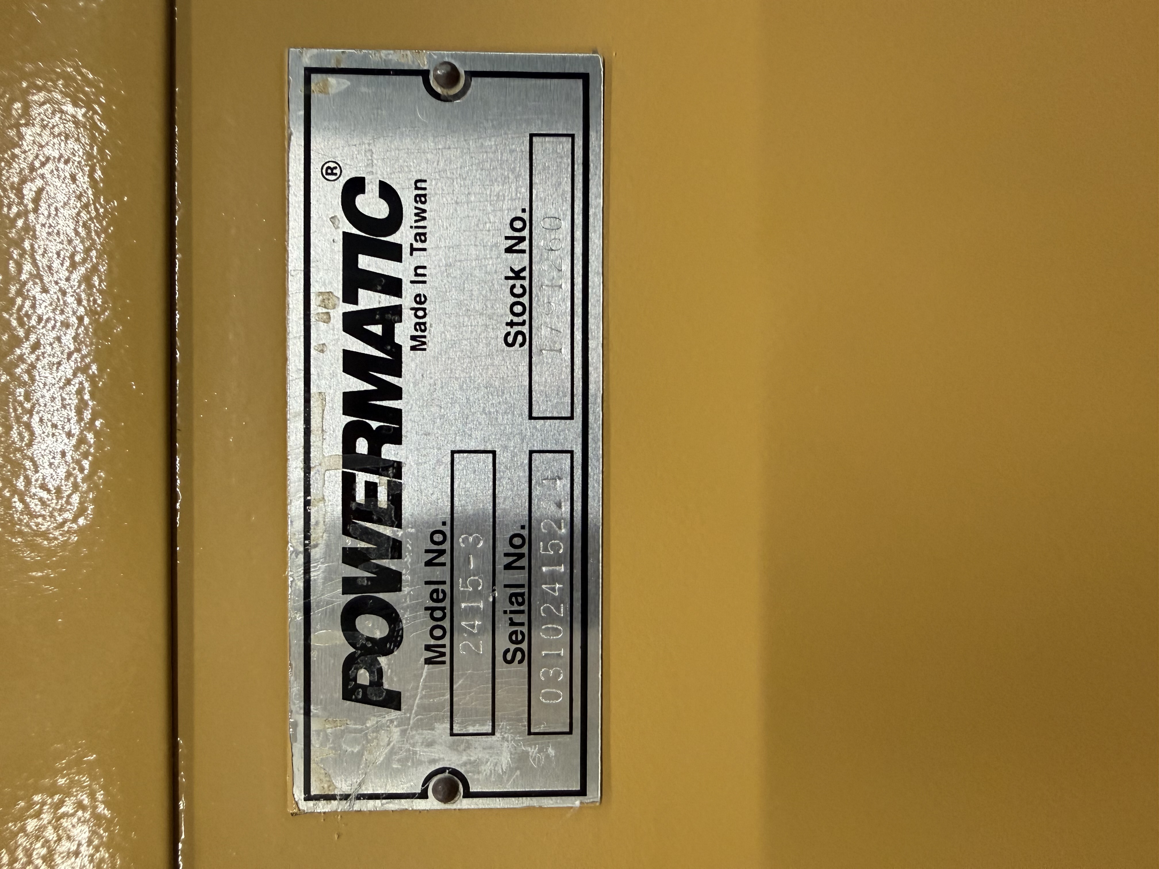 Refurbished Powermatic Bandsaw Model #2415-3 230v/460v 3ph