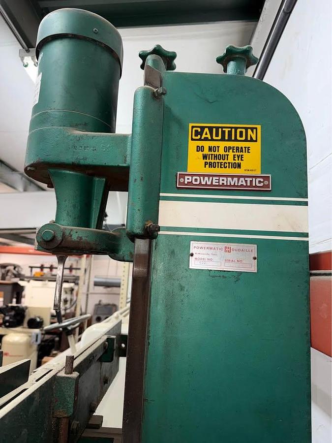 Used Powermatic Model 400 Chisel Mortiser – Extra Tooling Included