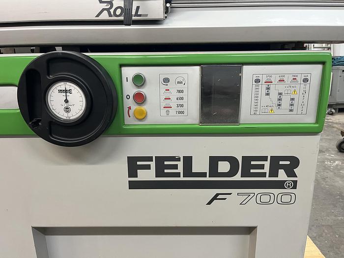 Refurbished Felder Sliding Table & Tilting Shaper Model # F700 w/ Steff 2044 Feeder