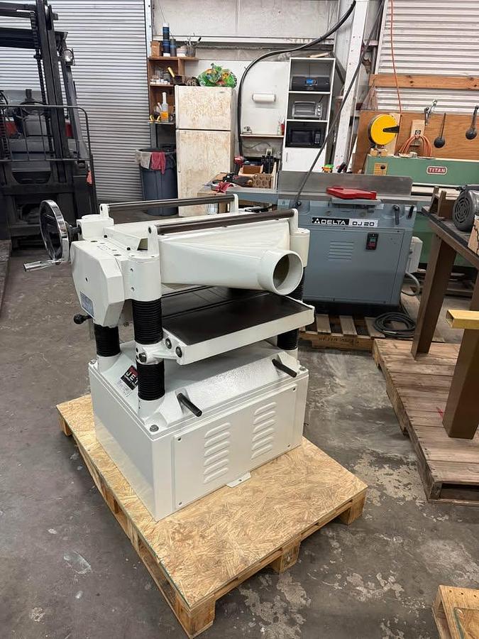 Used JET 20” Industrial Wood Planer – Model 208 – 5 HP – 3 Phase