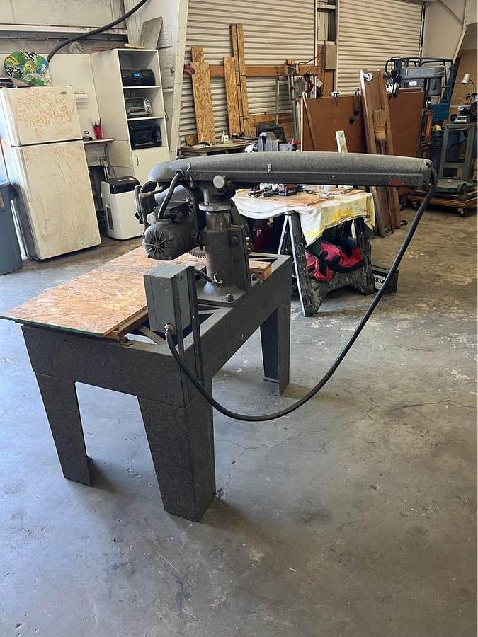Used DeWalt 12” Radial Arm Saw – 2 HP, Single Phase