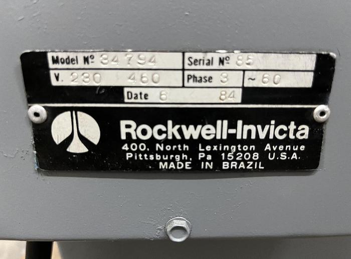 Used Rockwell/ Invicta Sliding Table Saw Model#RE-35