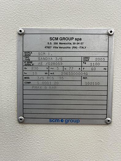 Refurbished SCMI 37'' Planer/ Sander