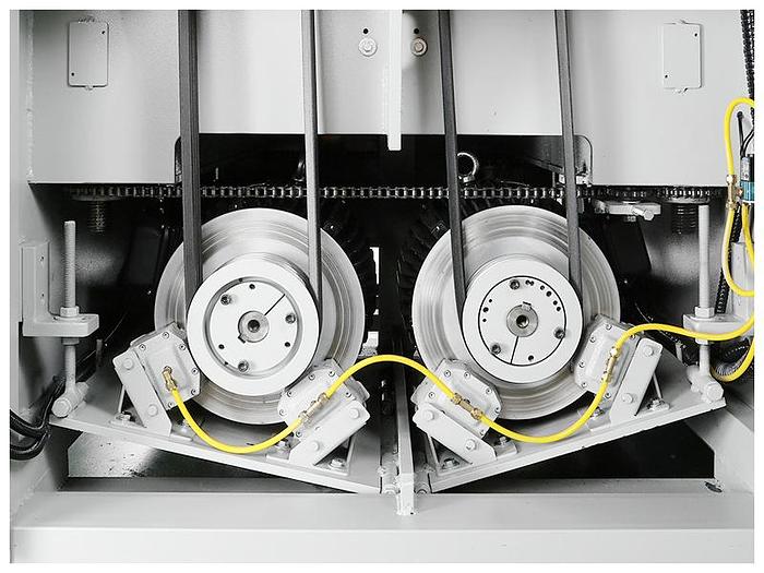 Cantek 43″ Two Head Widebelt Sander (75'' Belt) SR43DA (Rubber Roller-3PH