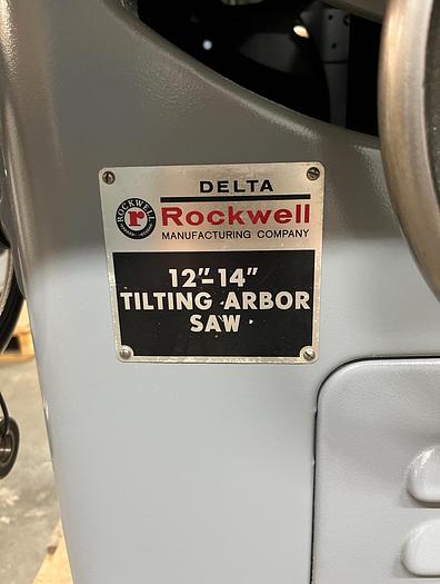 Used Delta / Rockwell 12/14 Tablesaw