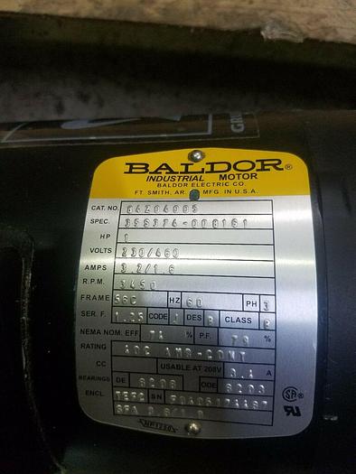 Used BALDOR RELIANCE 84Z04005/ GRUNDFOS CR3-6 U-FGJ-A-E-HQQE