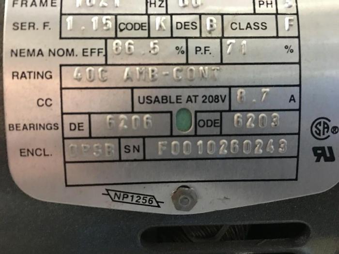 Used USED POWEREX AIR COMPRESSOR, MODEL # STS030132