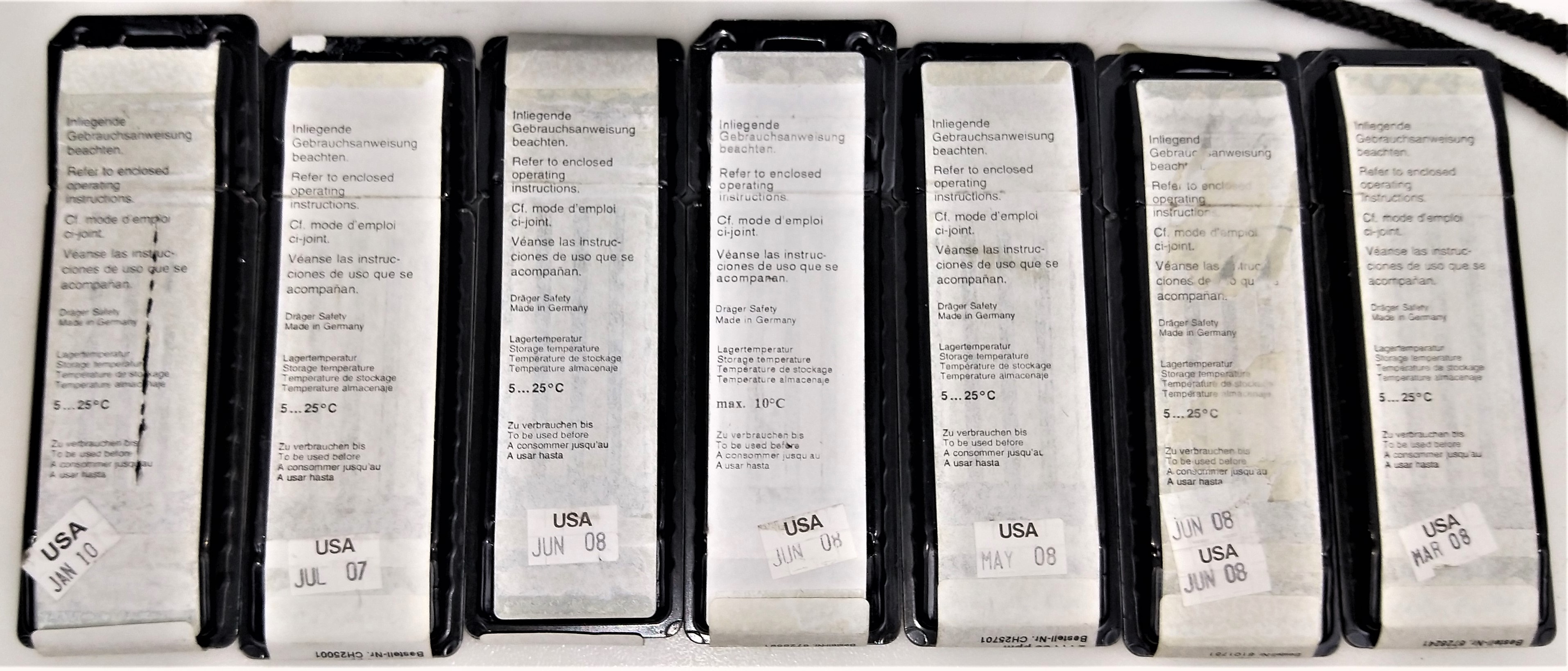 Used Drager Accuro Multi-Gas Detector Pump with Assorted Tubes