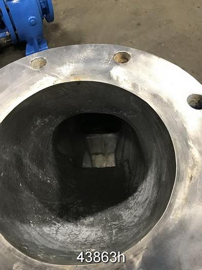 Used Goulds 3175 8x10x18 Pump, Stainless Steel Casing, 4-Vane Stainless Steel Impeller #43863