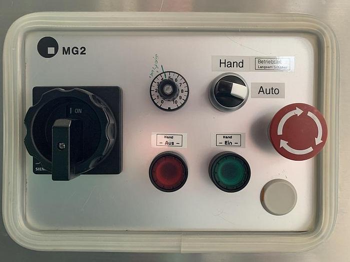 Used G 15397 D - Capsule Deduster MG2 GTS with Metal Detector SAFELINE TABLEX-PRO 76