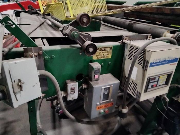 Used 72" BECK SINGLE ROTARY KNIFE SHEETER W/ OUTPUT CONVEYOR - PENDING SALE