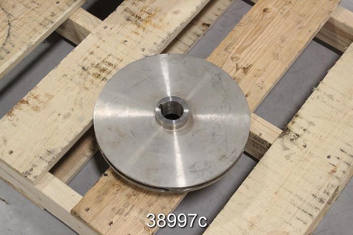Used Goulds 3316 4x6x11 2nd Stage Impeller, 5 Vane, 11" Diameter #38997