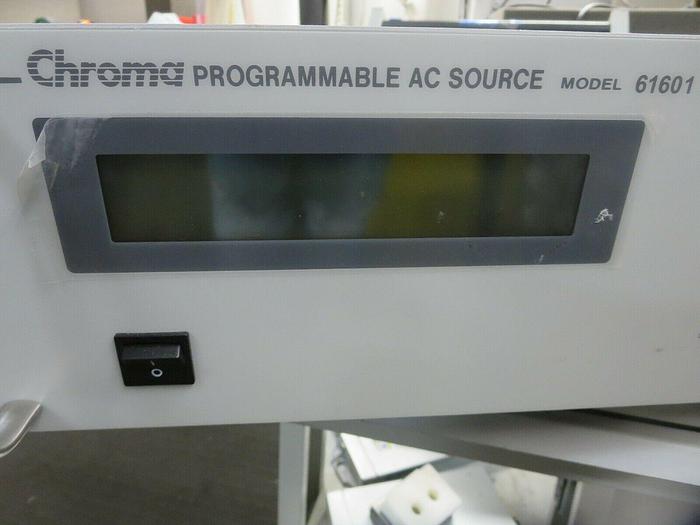 Used Chroma, 61601, Programmable AC Source, 0-300 VAC, 500 VA, 15-1000 HZ