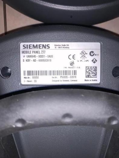 Used Siemens Mobile Panel 277 6AV6645-0CC01-0AX0