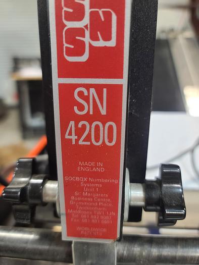 Used Socbox SNS 4000 Micromatic Numbering Machine, Video