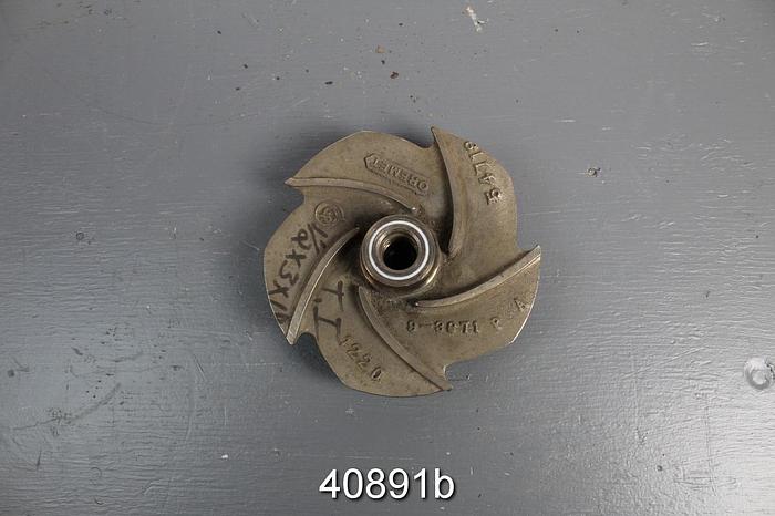 Used Goulds 3196 1.5x3x10 5-Vane, 7.25" Titanium Impeller #40891