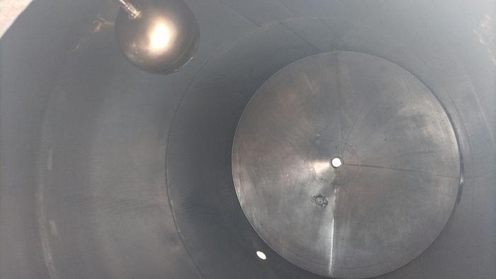 Used Tank, 4,500 Gallon, S/st, Cone Bottom, On Legs #S744778