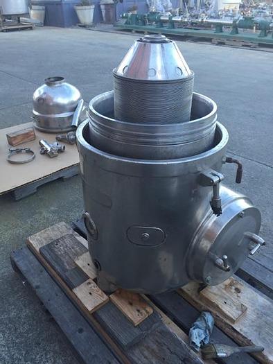 Used Centrifuge, Disc, Batch, Solid Wall, Westfalia, RN-9004, S/st #S202905