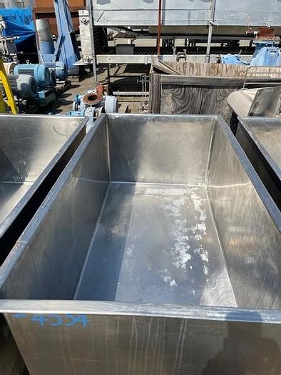 Used Stainless Steel 212 Gallon Meat Cart / Portable Tank