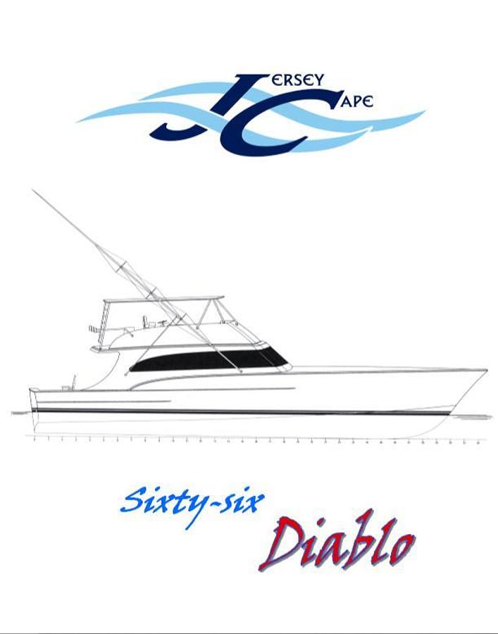 2025 Jersey Cape 66' Diablo Jersey Cape Custom | 66ft