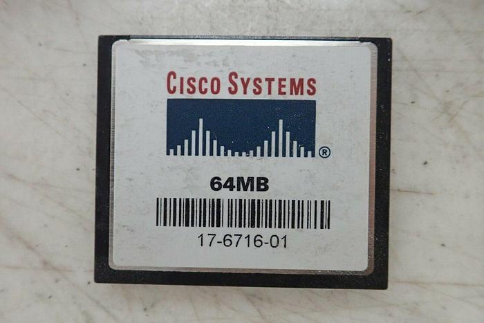 Used Cisco 2800 Series 2811 V01 Router w/ 17-6716-01 64MB Compact Flash Memory Card