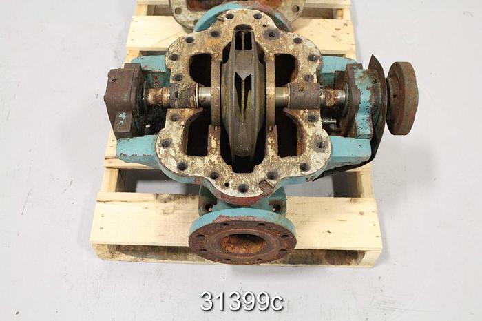 Used Goulds 3410 Split Case Pump, 4x6x13 #31399