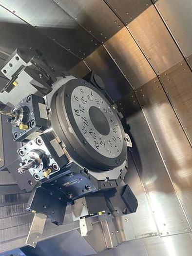 Used 2022 DOOSAN Puma TT1800SY CNC Lathe LiveTooling / C-Axis / Y-Axis / Twin Turret / Twin Spindle ***Under 200 Hours***