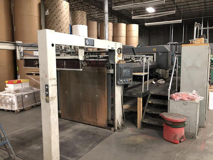 Used 57" (1.44M) MAXSON DUAL ROTARY KNIFE SHEETER 1999