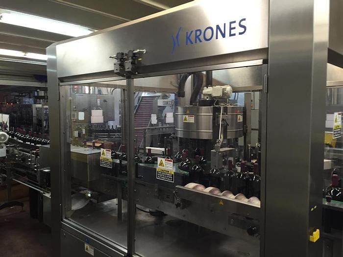 Used Labeler, Krones, Universella, Front&Back, Glue, Wine Bottles #C740300