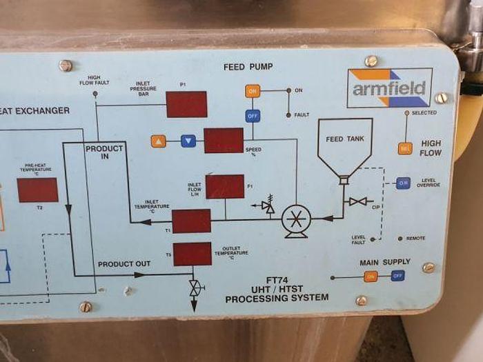 Used Armfield FT74 Development UHT / HTST Processing System