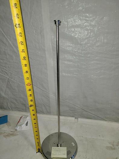 Used Biogen 24803 BPG 200 Adapter Plate 19 1112 81 Stainless Steel